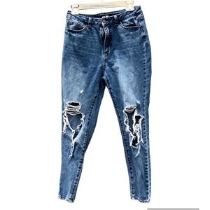 Wax Jeans Denim size 9/29 Distressed Medium Wash